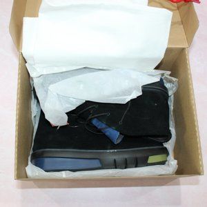 Camper Marta Black Suede Platform Oxfords NIB